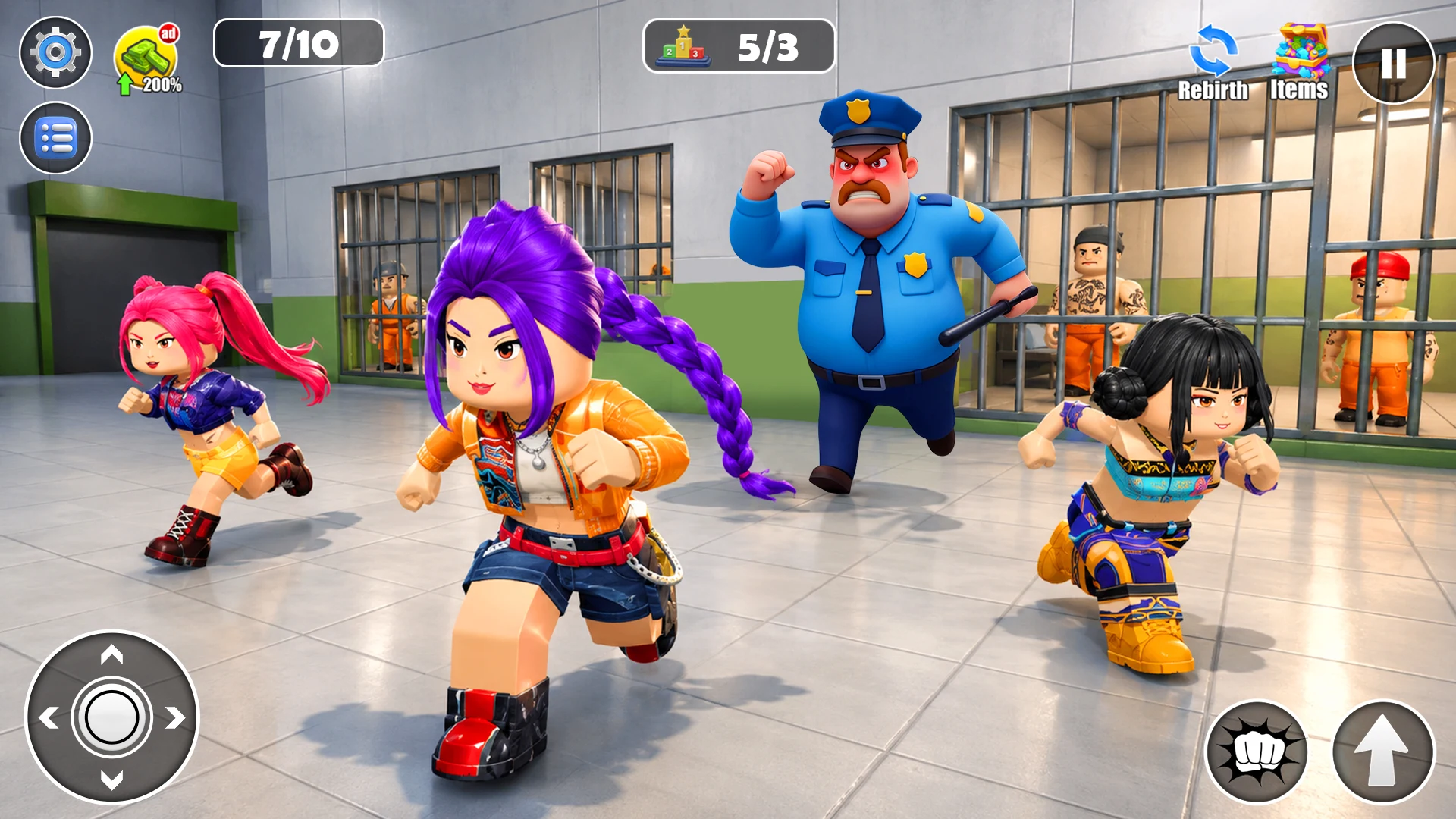 Barry Prison Obby Parkour screenshot
