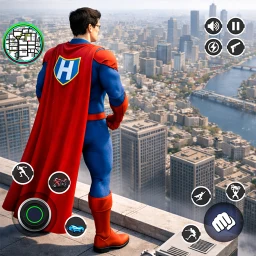 Spider Ropehero Rescue Mission 아이콘